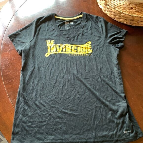 Nike Dri Fit V Neck•Large•Black - Picture 2 of 5